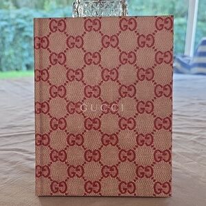 Gucci Red Monogram Notebook / Scrapbook